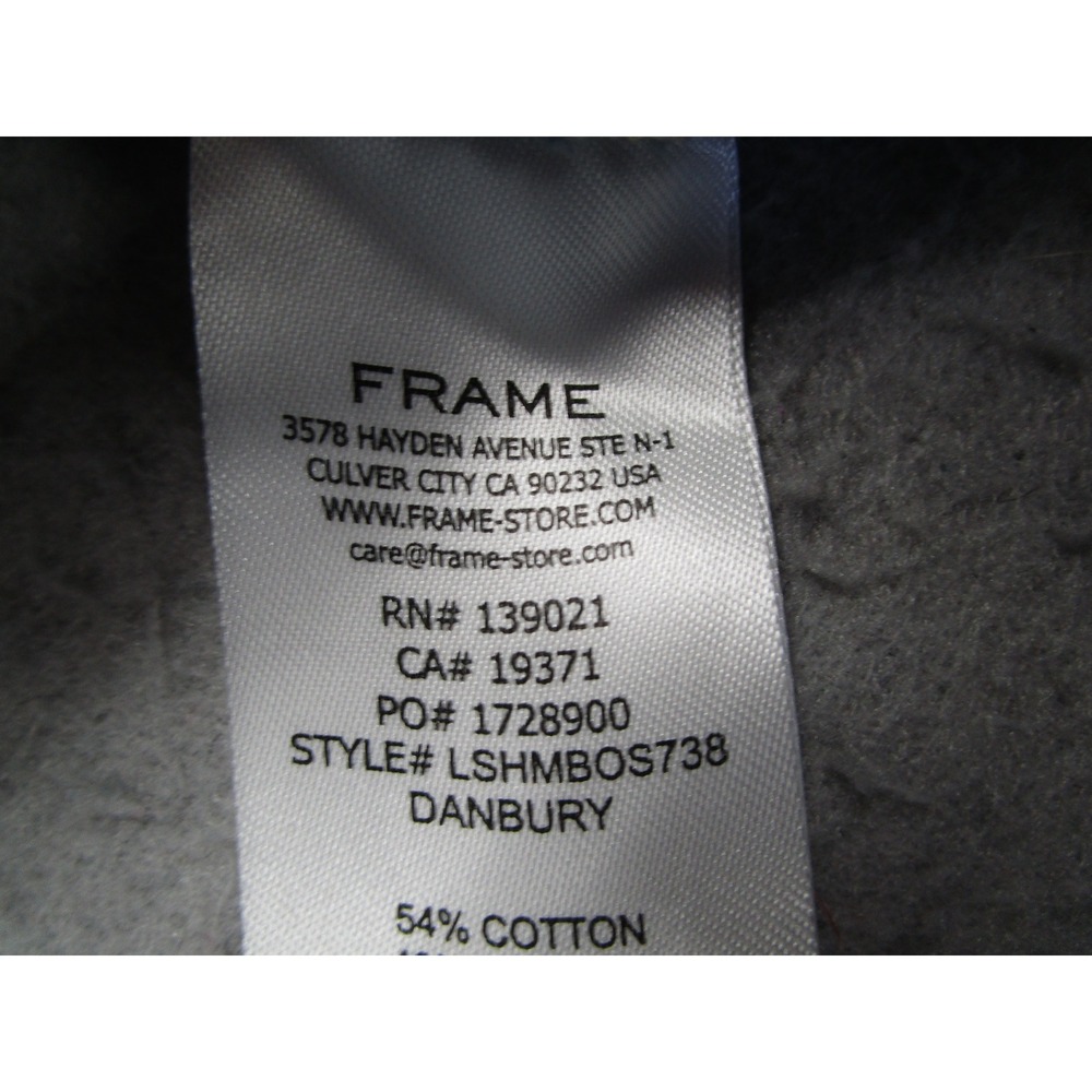 FRAME Le Super High Mini Boot Jeans Light Wash Blue Side Slit Size 23 - Picture 5 of 14